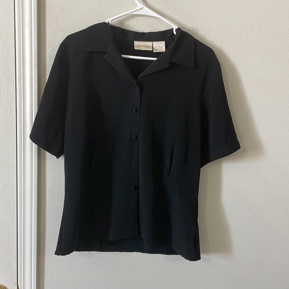 Size 12 Black Blouse